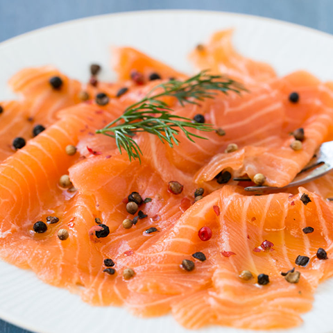 Carpaccio de saumon
