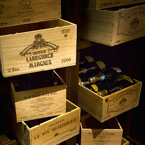 Carte des vins Les vins